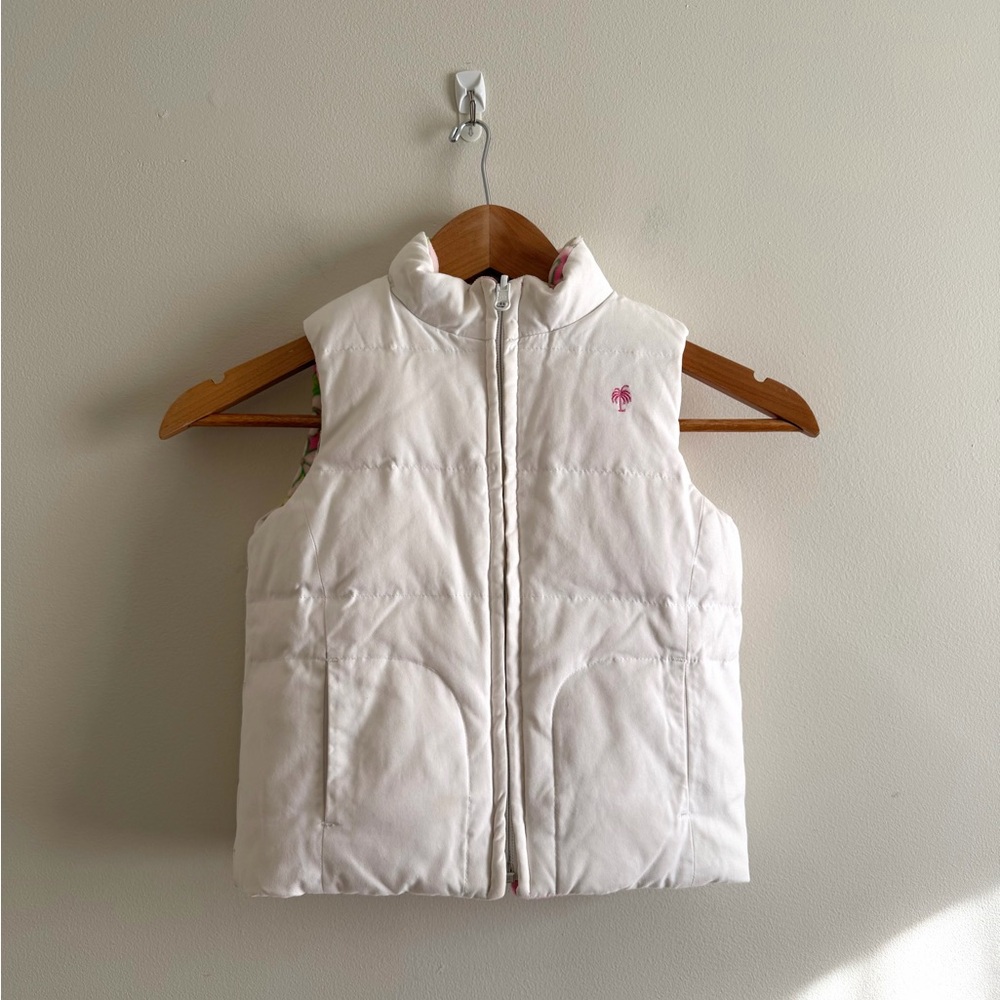 Lilly Pulitzer Girls Outdoor Reversible Vest (Size 4-6)